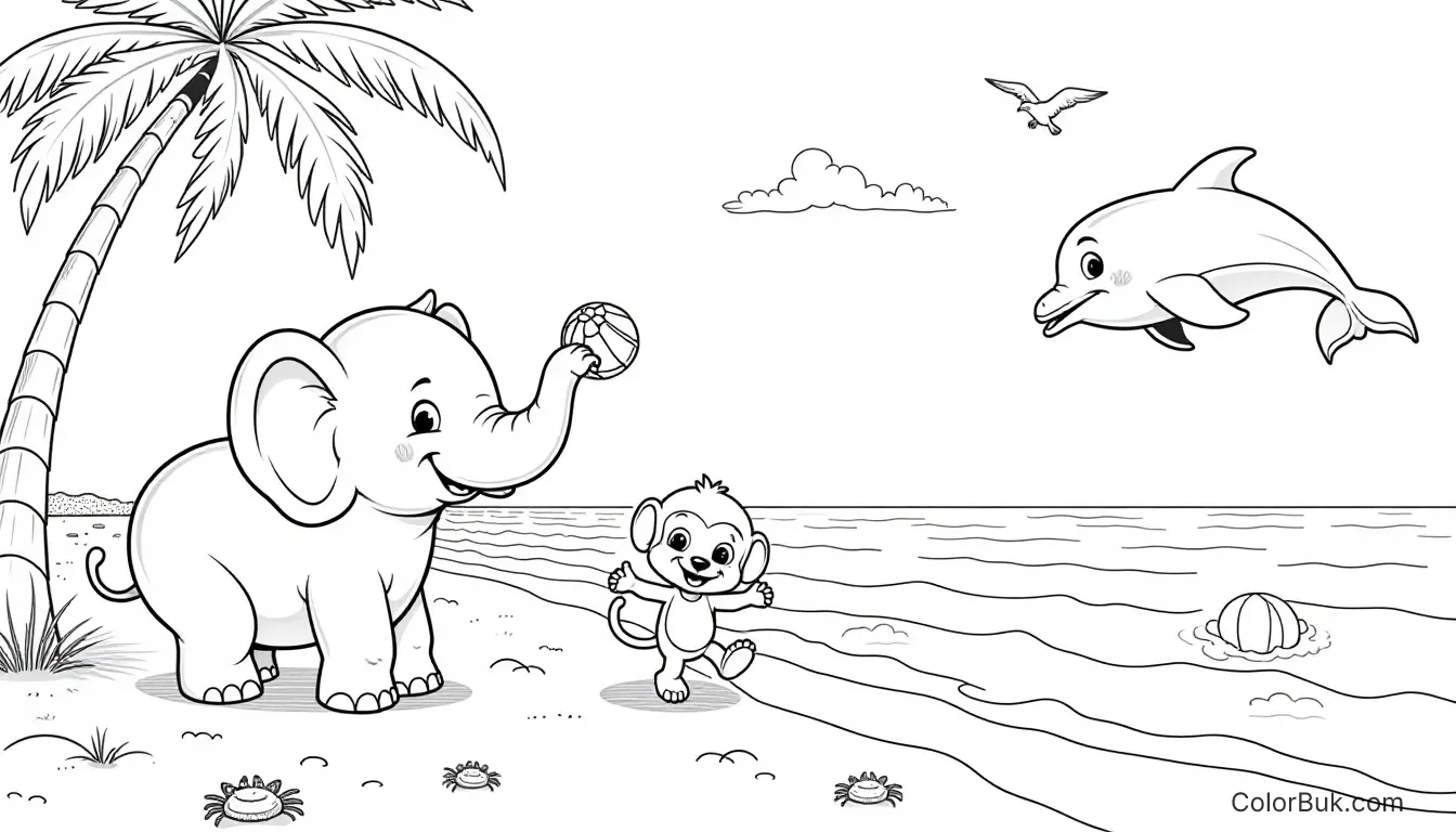 Animals Beach Ball Animals Beach Ball