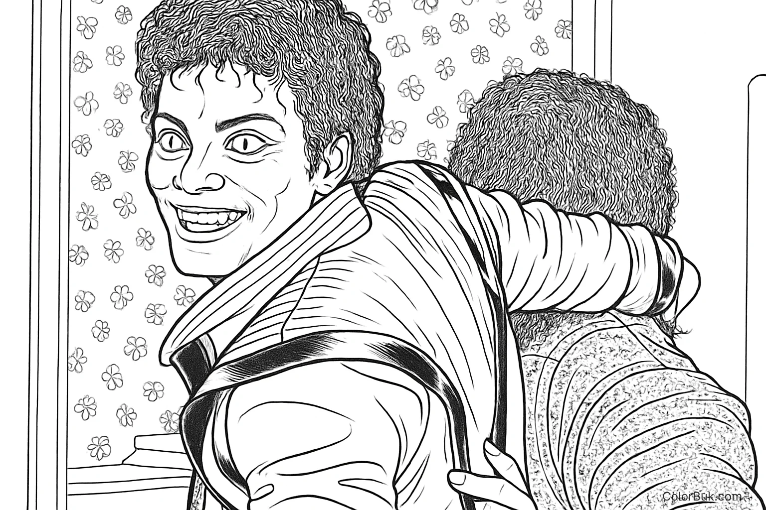 Art and Creativity Beautiful landscape coloring page featuring trees, mountains, and a serene sky.