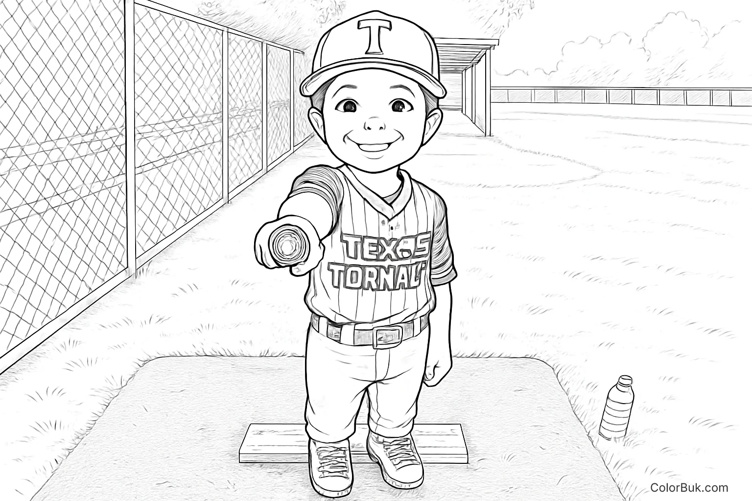 Stress Relief Coloring Landscape coloring page featuring mountains, trees, and a river