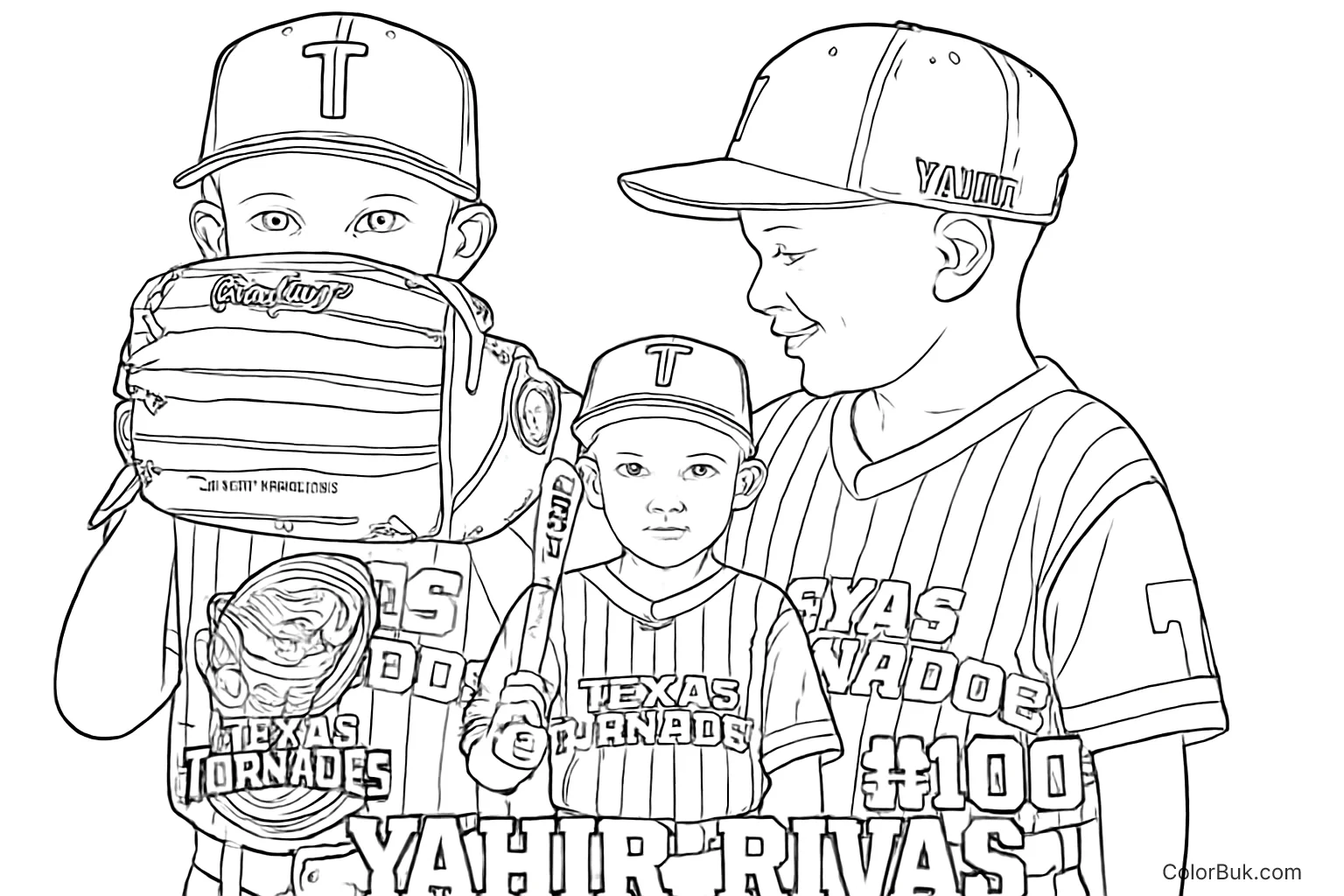 Children's Crafts Printable landscape coloring page featuring detailed scenery for coloring