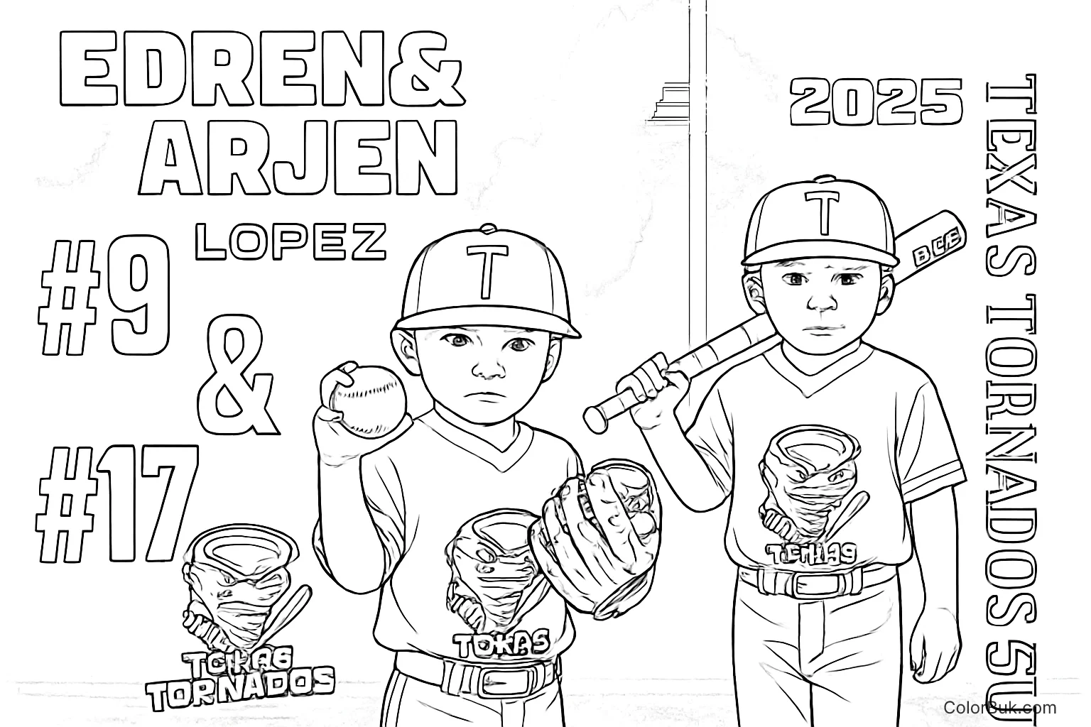 Children's Art Activities Printable landscape coloring page featuring trees and mountains for kids