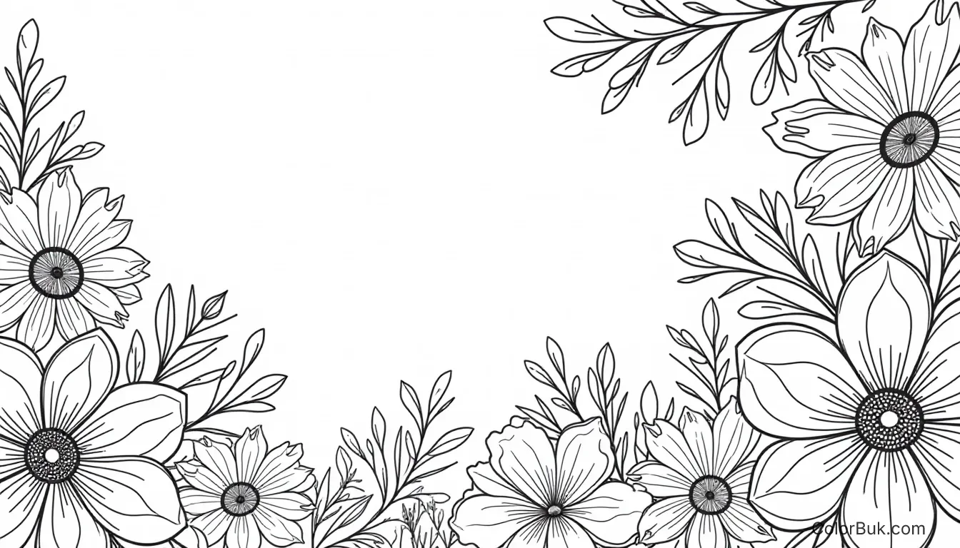 Printable Coloring Page - Create a Coloring Book Image Printable coloring page based on a creative coloring book image